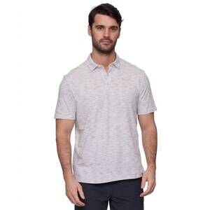 NEW FLAGS & ANTHEM hudson short sleeve polo in white